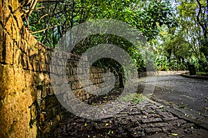 Acclimatization park sÃ£o paulo Brazil Â  wall and bricks